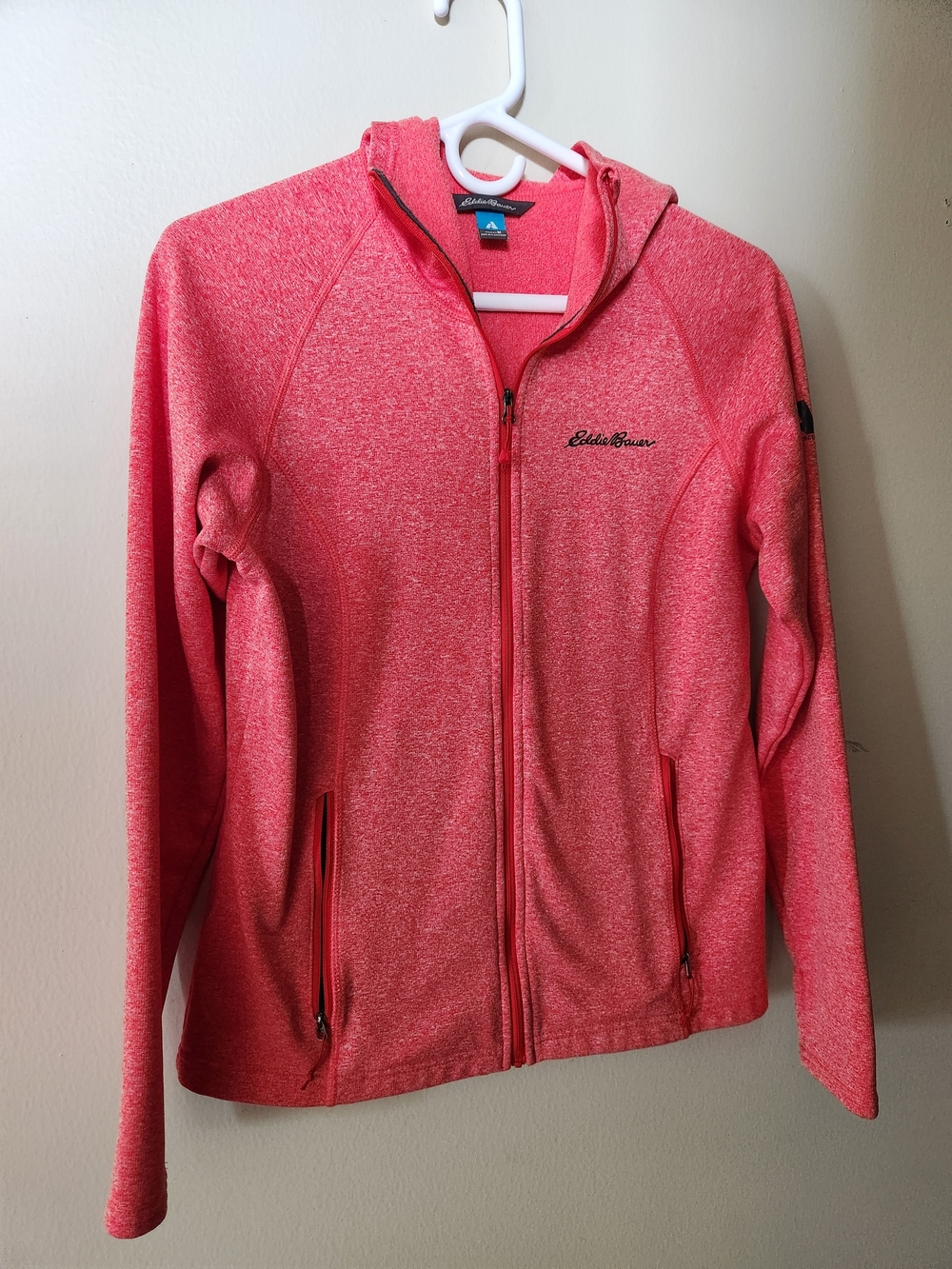 Eddie Bauer Coral Full-Zip Hooded Utility Jacket